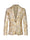 Tailored Fit Notched Lapel Single Breasted One-Button Printed Men's Party Jacket