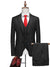 Tailored Fit Single Breasted One-button 3 Pieces Stripe print Men's Wedding Suits