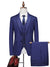 Tailored Fit Single Breasted One-button 3 Pieces Stripe print Men's Wedding Suits