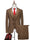 Tailored Fit Single Breasted One-button 3 Pieces Stripe print Men's Wedding Suits