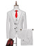Tailored Fit Single Breasted One-button 3 Pieces Stripe print Men's Wedding Suits