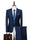 Tailored Fit Single Breasted Two-button 2 Pieces Solid Colored Men's Casual Suits