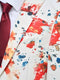 Tailored Fit Single Breasted One-button 2 Pieces 3D Digital Printed Men's Casual Suits