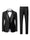 Tailored Fit Shawl Lape Single Breasted One-button 3 Pieces Solid Colored Men's Wedding Suits