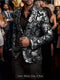 Tailored Fit Notched Lapel Breasted Two-Buttons Hot stamping Men's Party Jacket