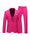 Tailored Fit Notched Lapel Single Breasted One-Button Solid Color 2 Piece Men's Party Suits