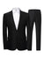Tailored Fit Notched Lapel Single Breasted One-Button Solid Color 2 Piece Men's Party Suits