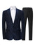 Tailored Fit Notched Lapel Single Breasted One-Button Solid Color 2 Piece Men's Party Suits