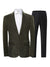 Tailored Fit Notched Lapel Single Breasted One-Button Solid Color 2 Piece Men's Party Suits