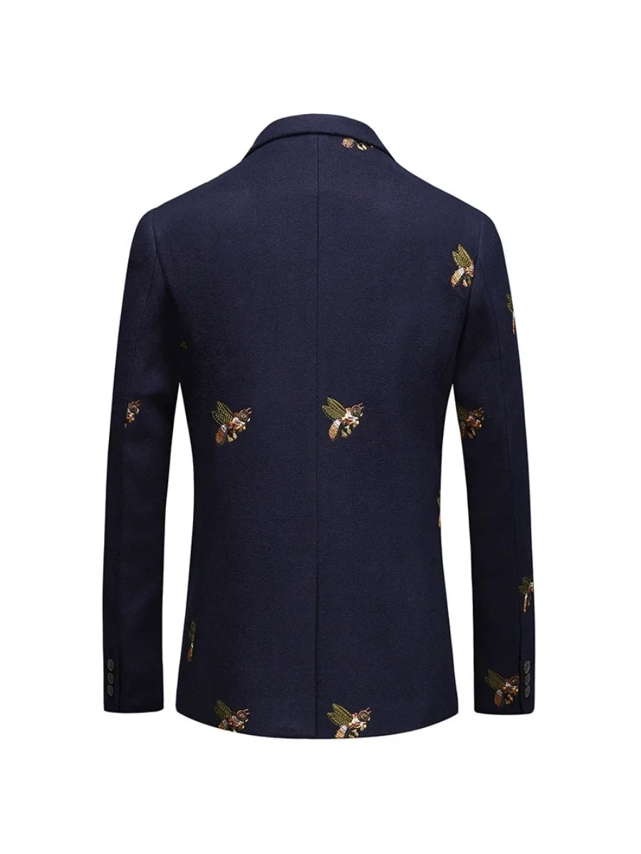 Tailored Fit Notched Lapel Single Breasted One-button Men&