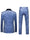 Tailored Fit Single Breasted One-button 2 Pieces Printed Men's Casual Suits