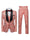 Tailored Fit Single Breasted One-button 2 Pieces Printed Men's Casual Suits