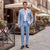 Tailored Fit Single Breasted One-button 2 Pieces Solid Colored Men's Wedding Suits