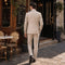 Tailored Fit Single Breasted Two buttons 3 Pieces Solid Colored Men's Wedding Suits