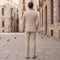 Tailored Fit Single Breasted Two-buttons 3 Pieces Solid Colored Men's Wedding Suits