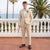 Tailored Fit Single Breasted Two-buttons 2 Pieces Solid Colored Men's Wedding Suits