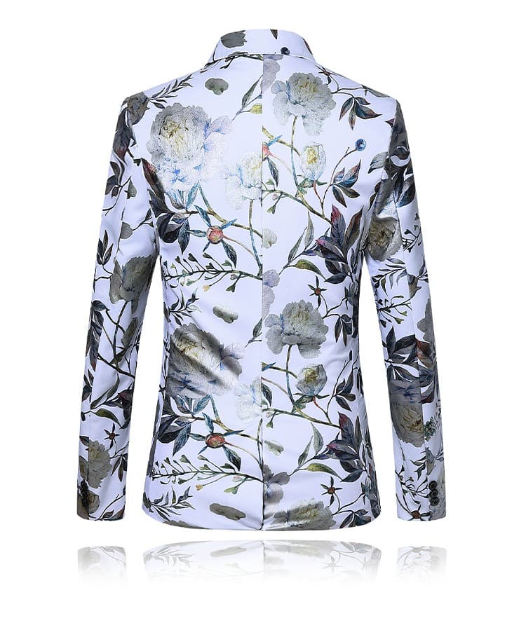Tailored Fit Notched Lapel Single Breasted One-button Men&