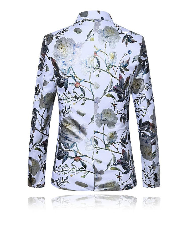 Tailored Fit Notched Lapel Single Breasted One-button Men&