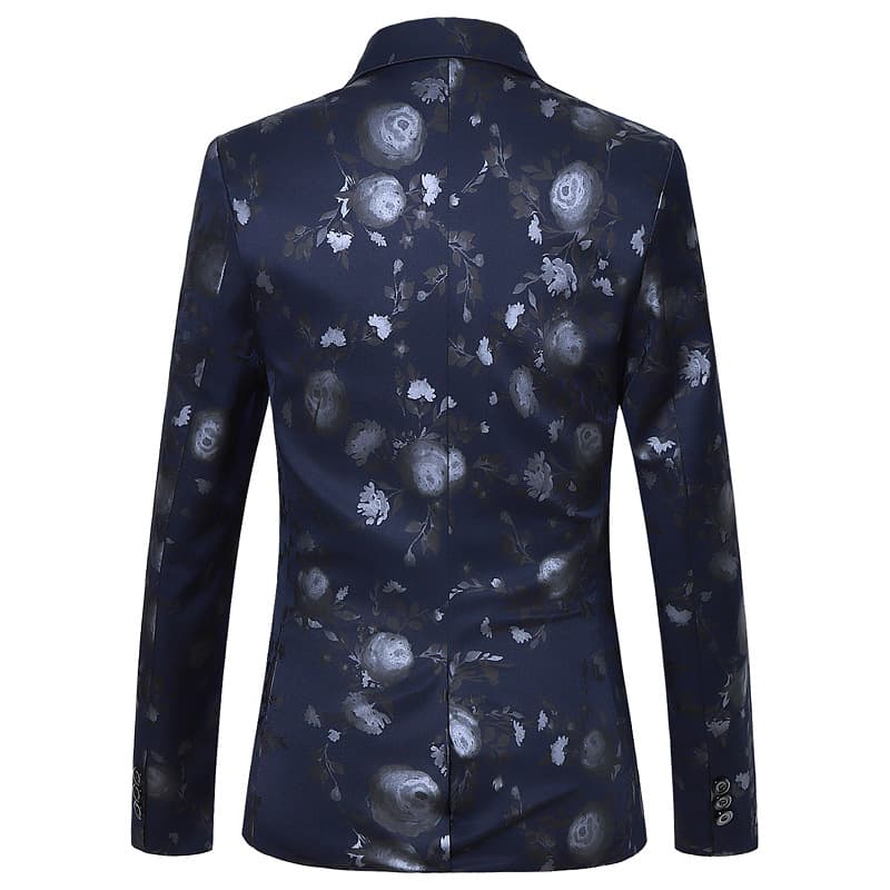 Tailored Fit Notched Lapel Single Breasted One-button Men&
