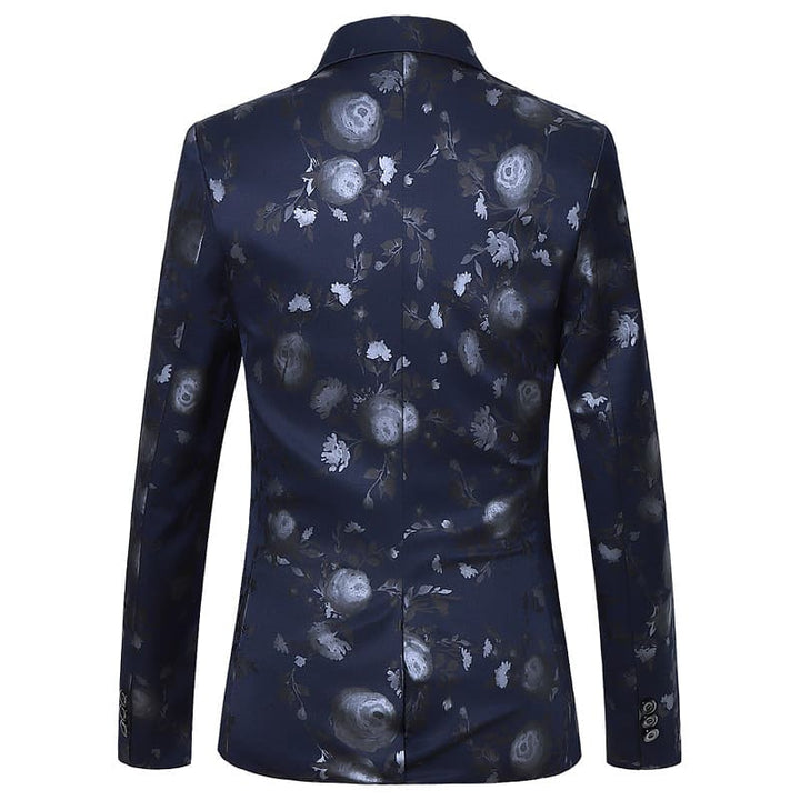 Tailored Fit Notched Lapel Single Breasted One-button Men&