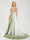 A-Line Spaghetti Straps Sleeveless Long Silk Like Satin Plus Size Bridesmaid Dresses