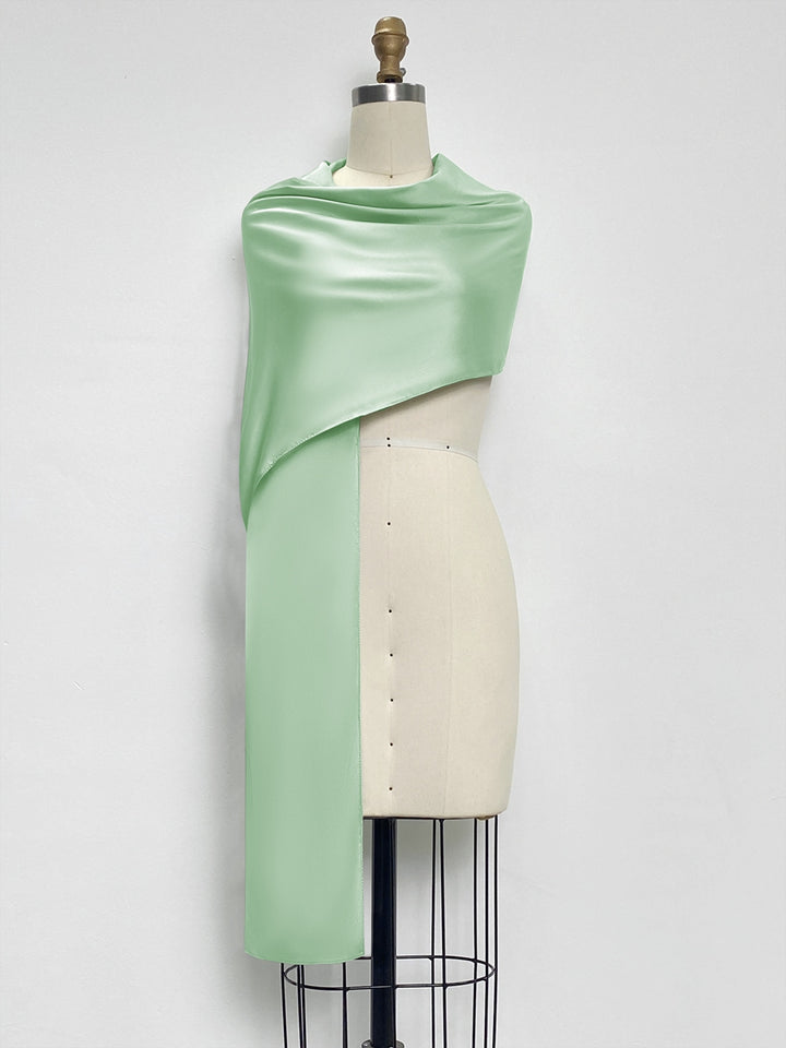 (18x89in.) Dense Stretch Satin Shawls &amp; Wraps for Women
