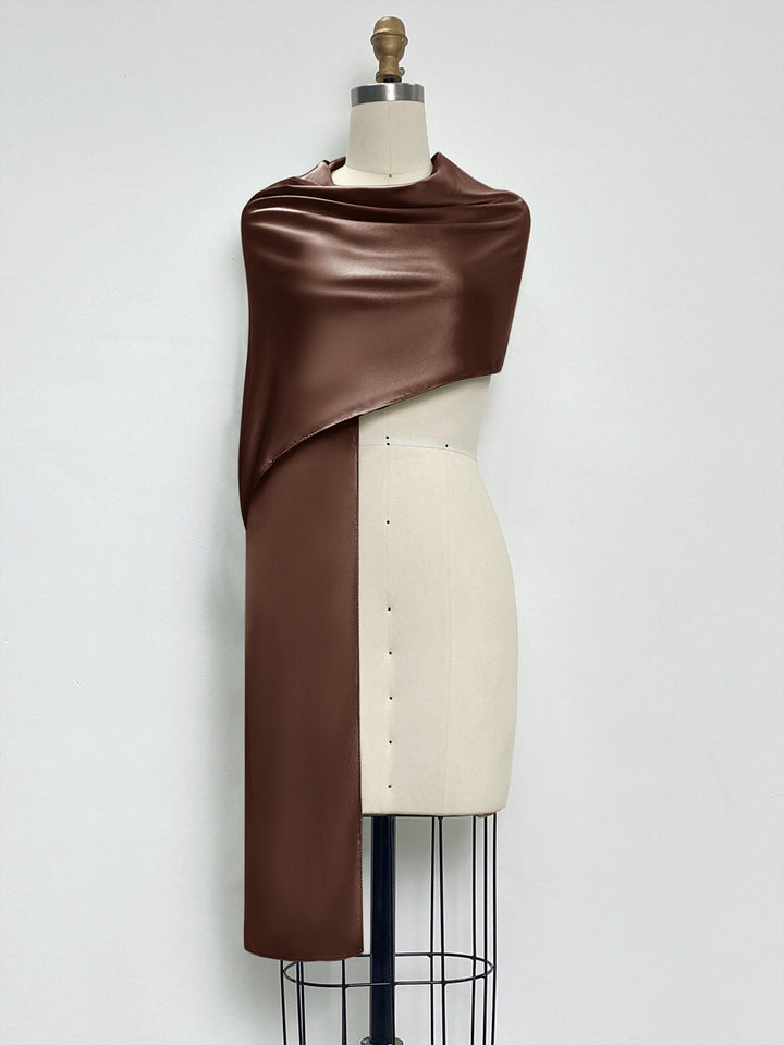 (18x89in.) Dense Stretch Satin Shawls &amp; Wraps for Women