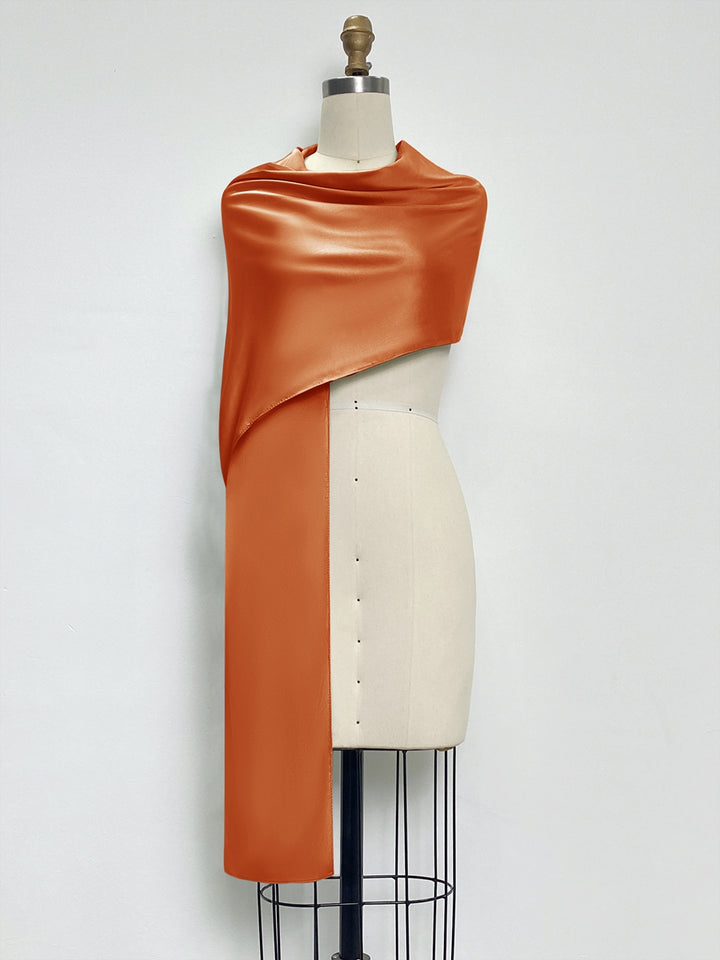 (18x89in.) Dense Stretch Satin Shawls &amp; Wraps for Women