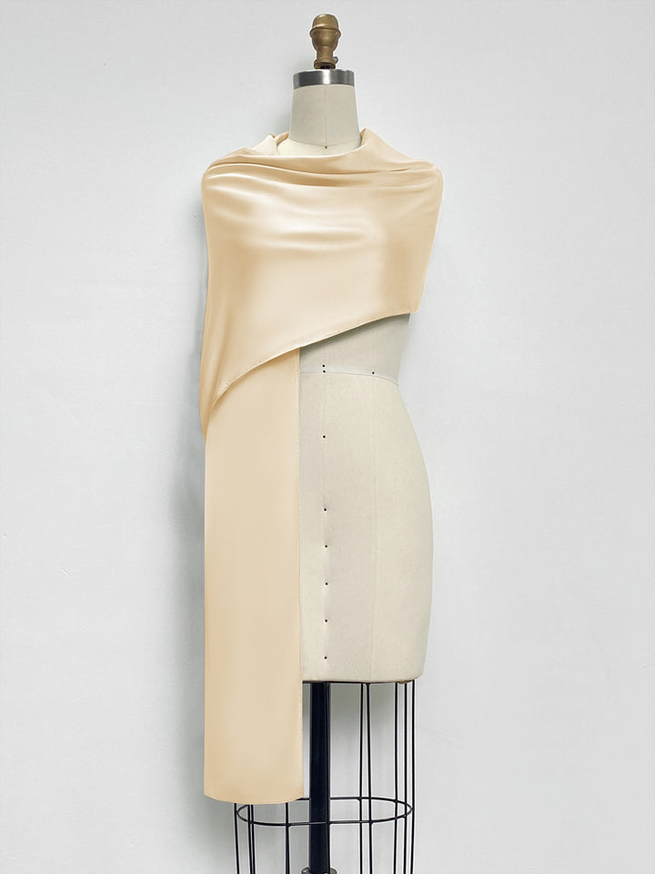 (18x89in.) Dense Stretch Satin Shawls &amp; Wraps for Women