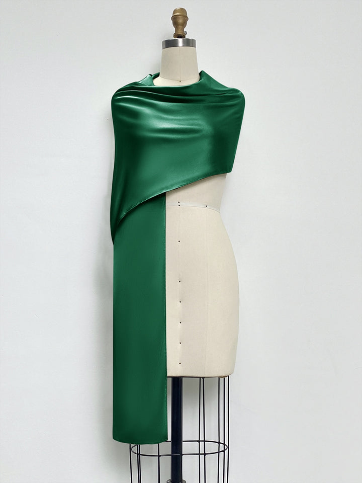 (18x89in.) Dense Stretch Satin Shawls &amp; Wraps for Women