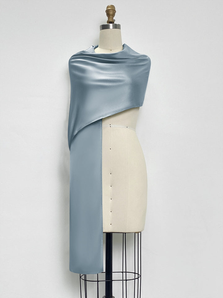 (18x89in.) Dense Stretch Satin Shawls &amp; Wraps for Women