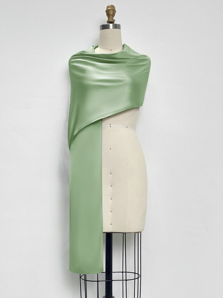(18x89in.) Dense Stretch Satin Shawls &amp; Wraps for Women