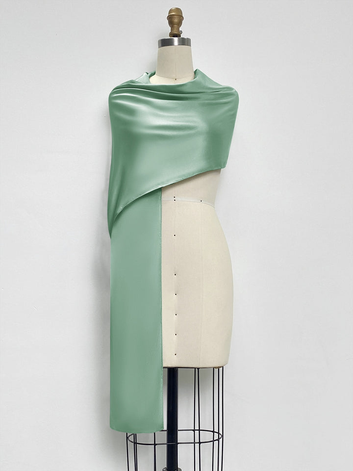 (18x89in.) Dense Stretch Satin Shawls &amp; Wraps for Women