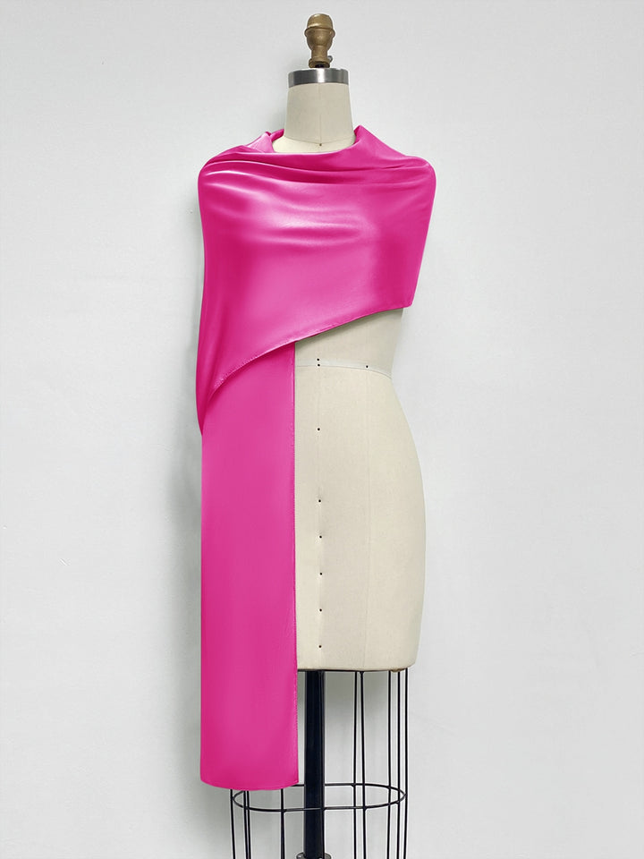 (18x89in.) Dense Stretch Satin Shawls &amp; Wraps for Women