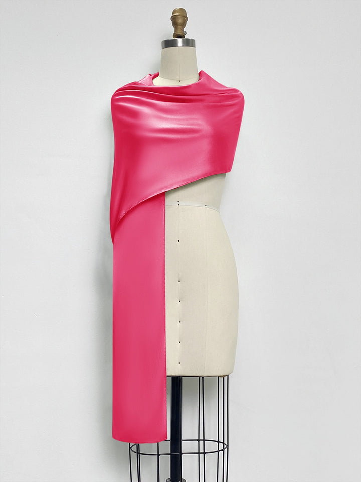 (18x89in.) Dense Stretch Satin Shawls &amp; Wraps for Women