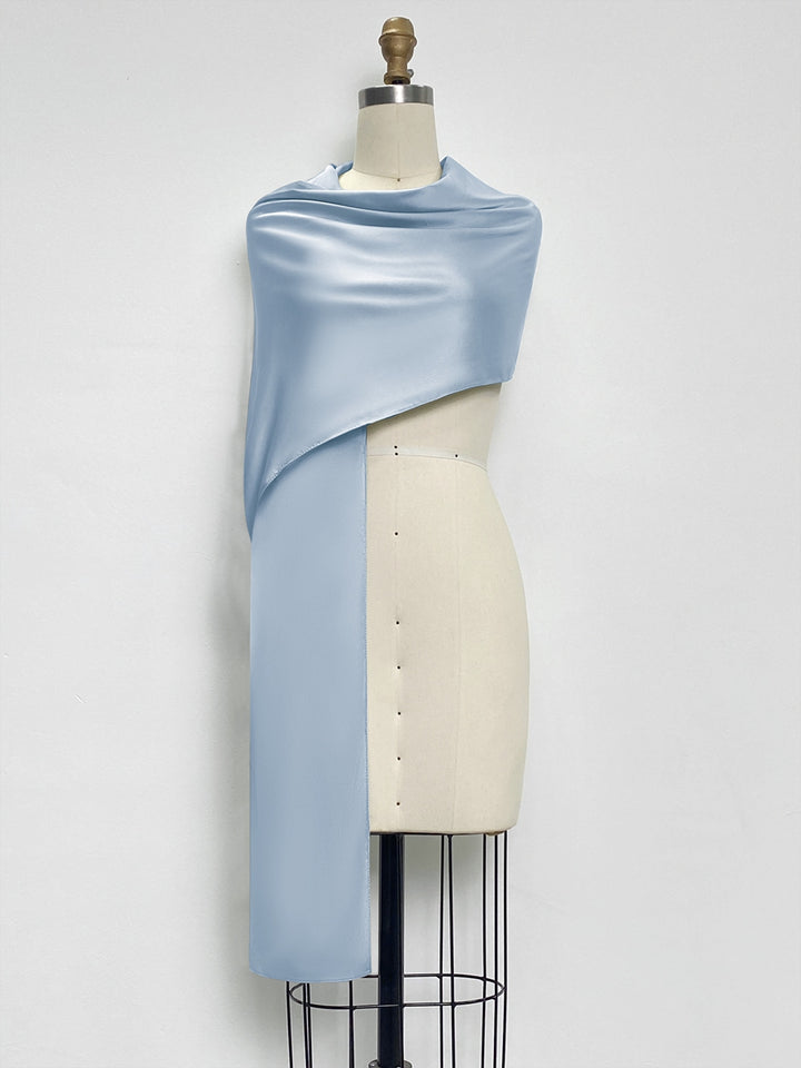 (18x89in.) Dense Stretch Satin Shawls &amp; Wraps for Women