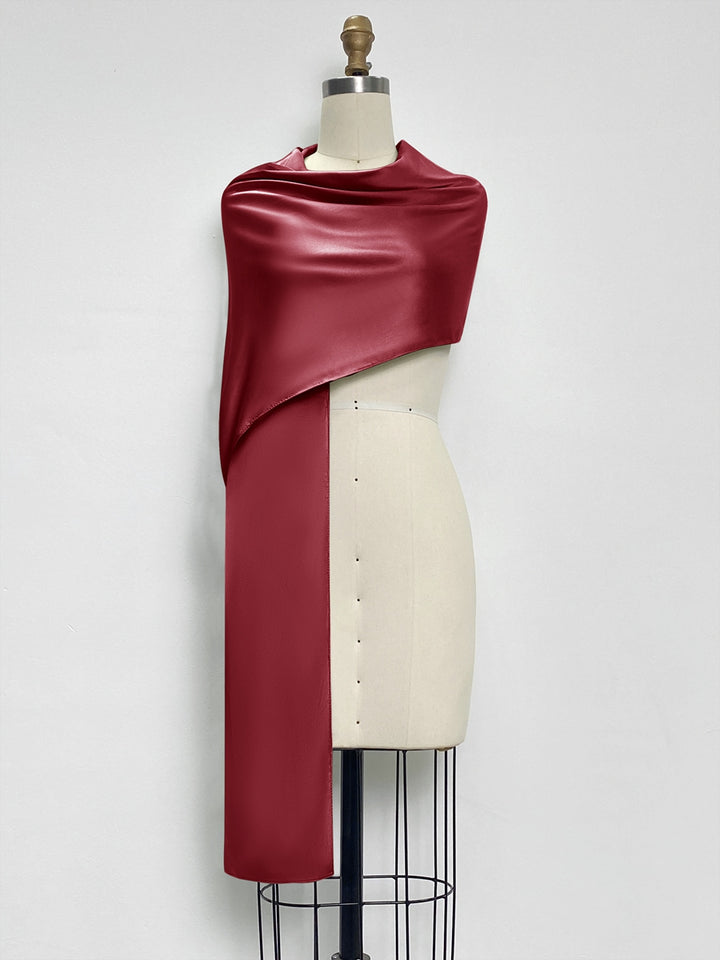 (18x89in.) Dense Stretch Satin Shawls &amp; Wraps for Women