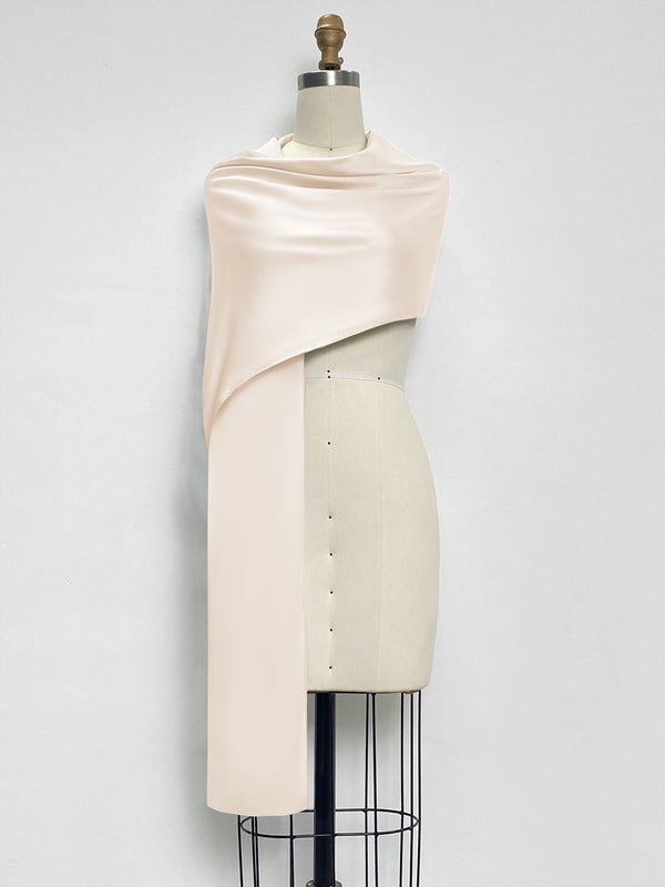 (18x89in.) Dense Stretch Satin Shawls & Wraps for Women