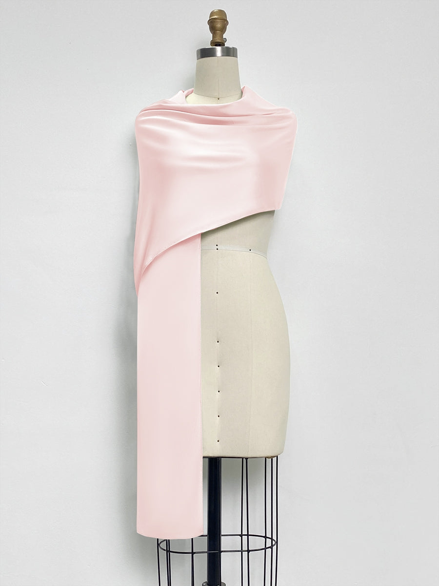 (18x89in.) Dense Stretch Satin Shawls &amp; Wraps for Women