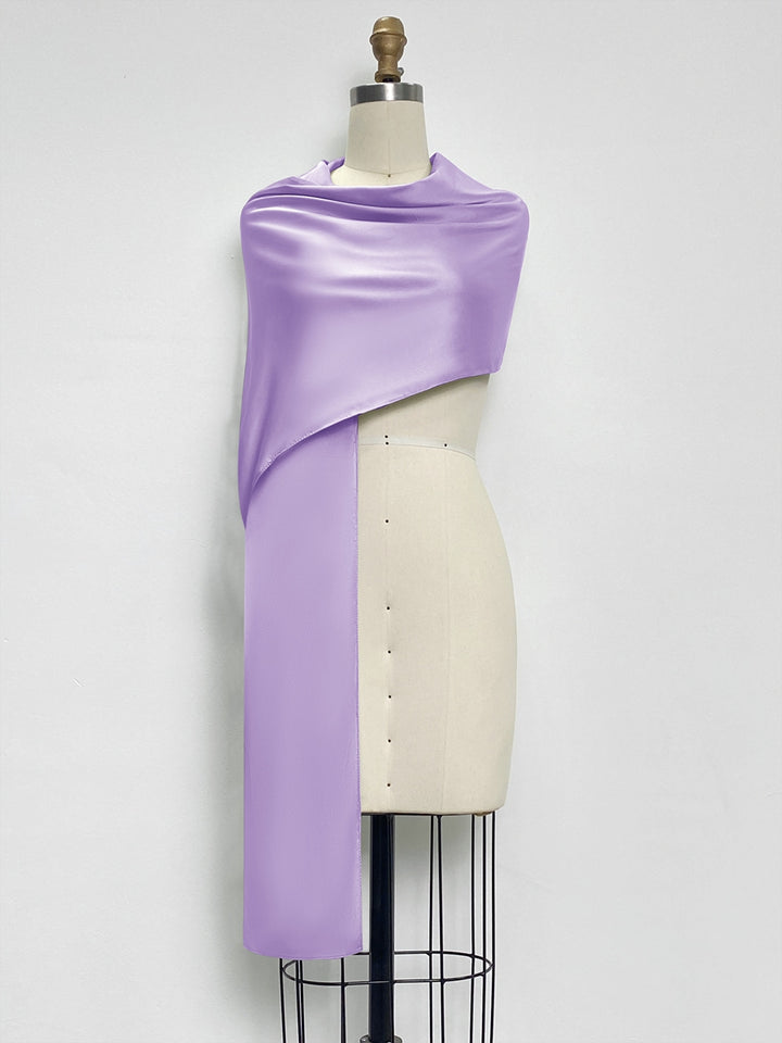 (18x89in.) Dense Stretch Satin Shawls &amp; Wraps for Women