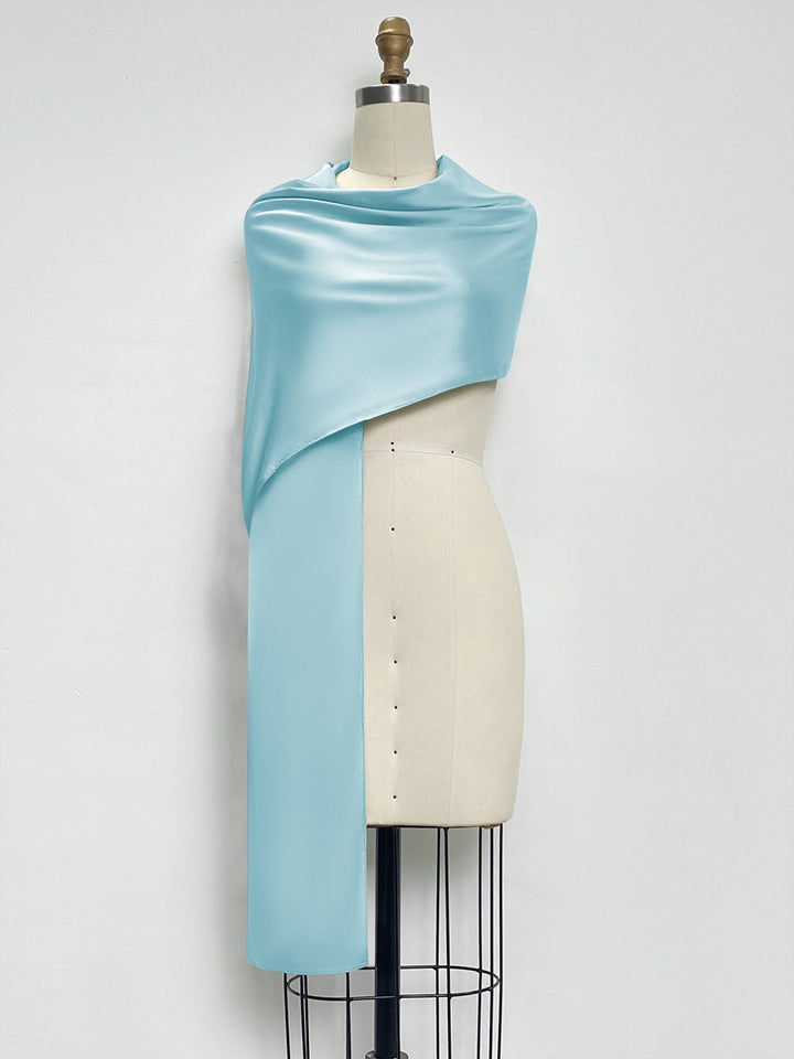 (18x89in.) Dense Stretch Satin Shawls &amp; Wraps for Women