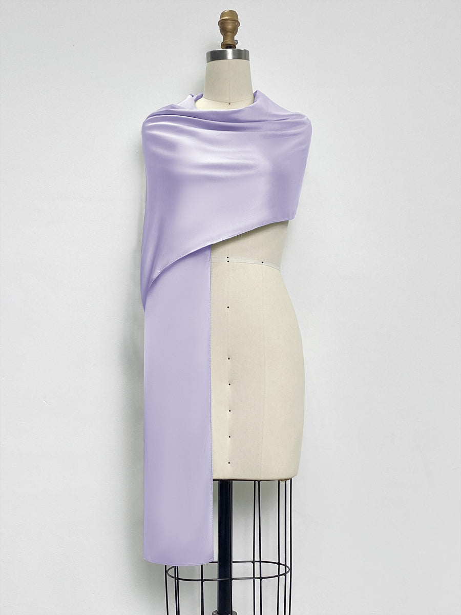 (18x89in.) Dense Stretch Satin Shawls &amp; Wraps for Women