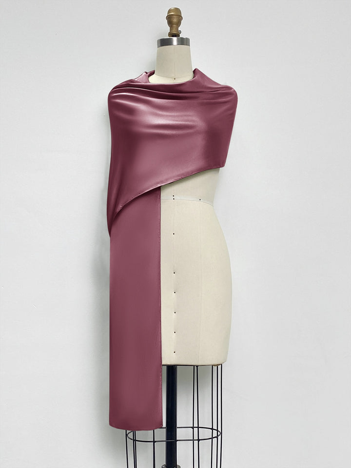 (18x89in.) Dense Stretch Satin Shawls &amp; Wraps for Women