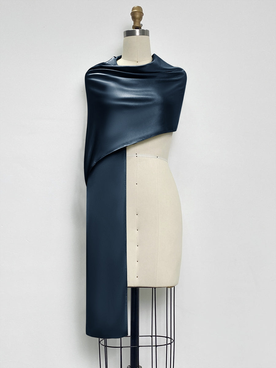 (18x89in.) Dense Stretch Satin Shawls &amp; Wraps for Women
