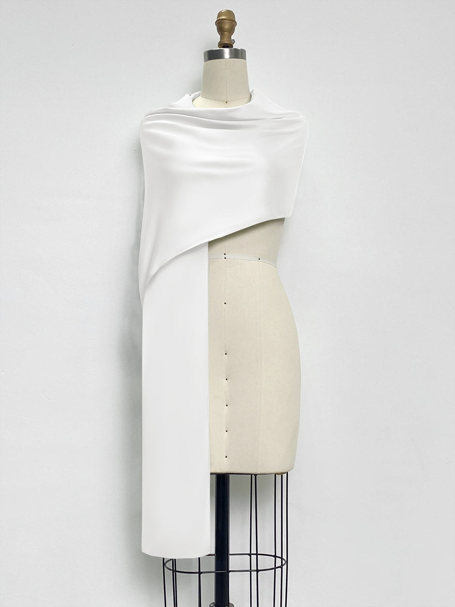 (18x89in.) Dense Stretch Satin Shawls &amp; Wraps for Women