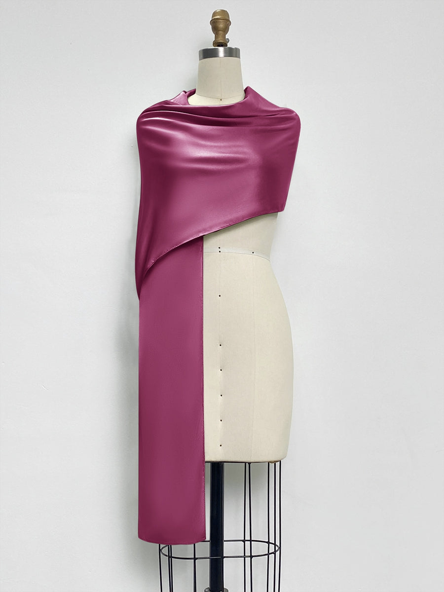 (18x89in.) Dense Stretch Satin Shawls &amp; Wraps for Women