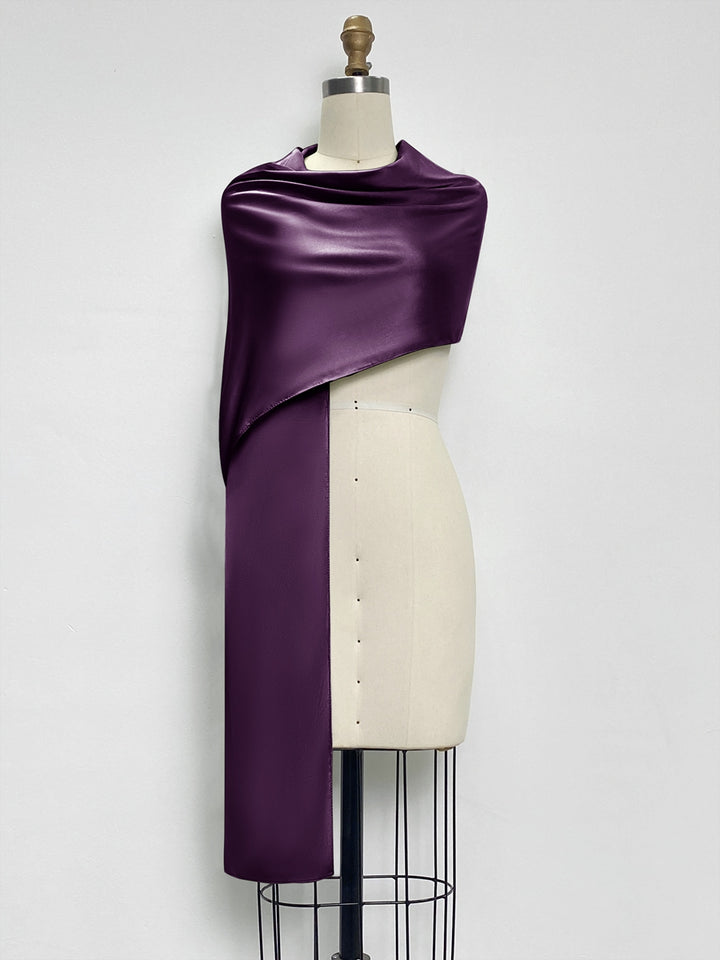 (18x89in.) Dense Stretch Satin Shawls &amp; Wraps for Women