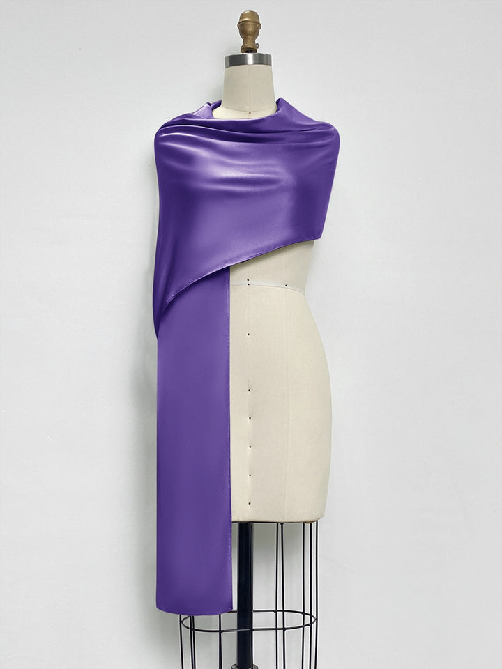 (18x89in.) Dense Stretch Satin Shawls &amp; Wraps for Women