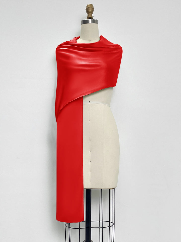 (18x89in.) Dense Stretch Satin Shawls &amp; Wraps for Women