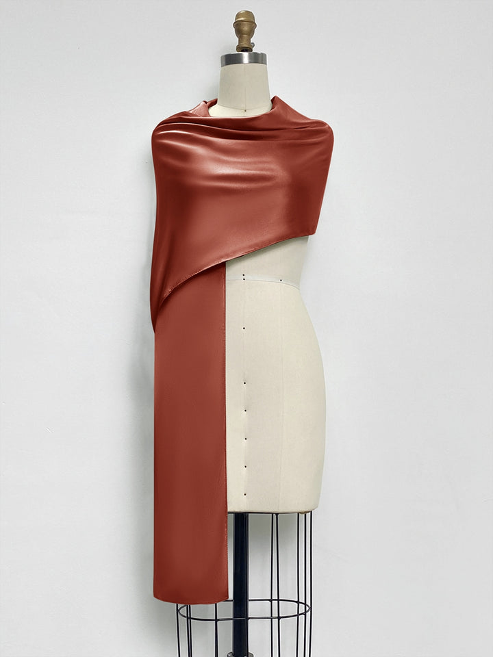 (18x89in.) Dense Stretch Satin Shawls &amp; Wraps for Women